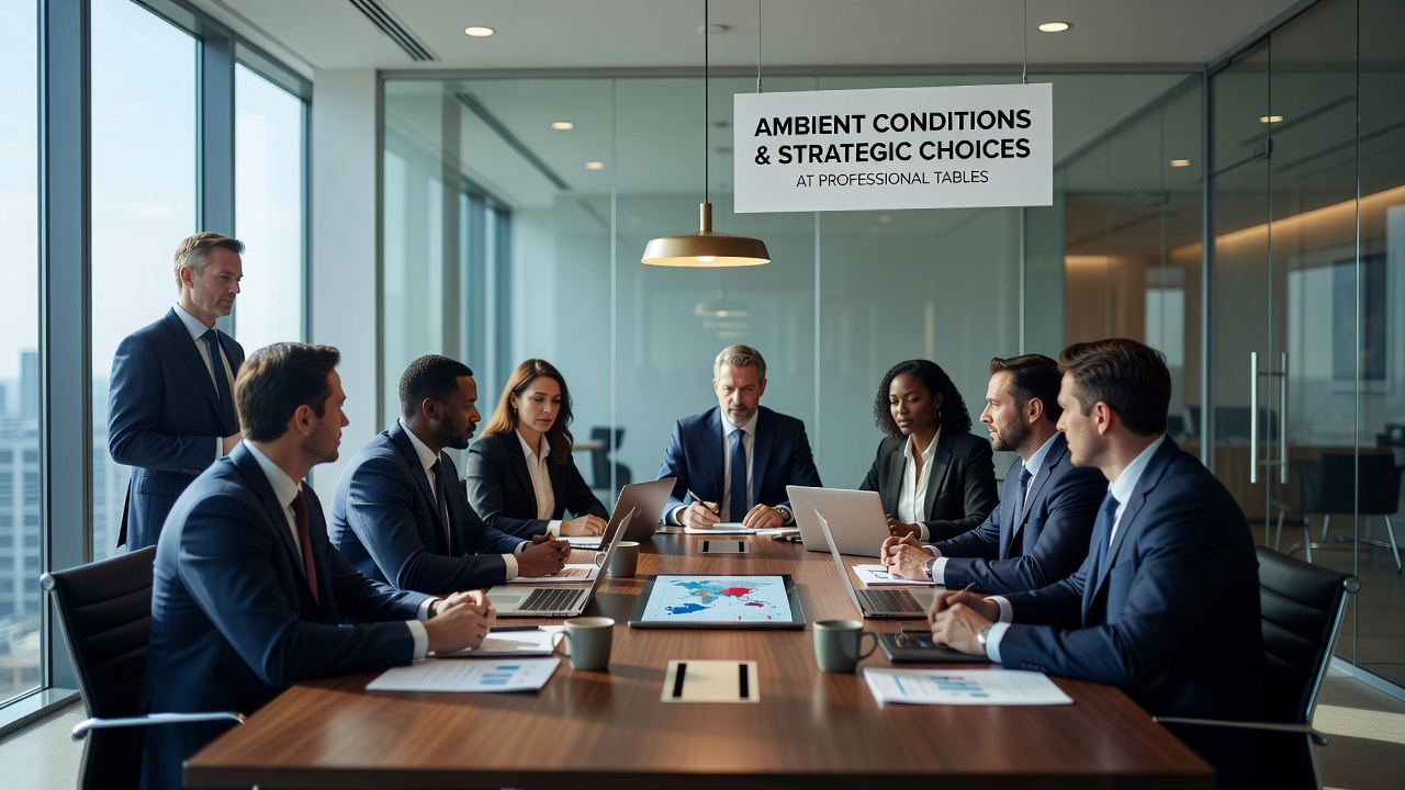 Environmental Factors Guiding Strategic Moves in Professional Poker